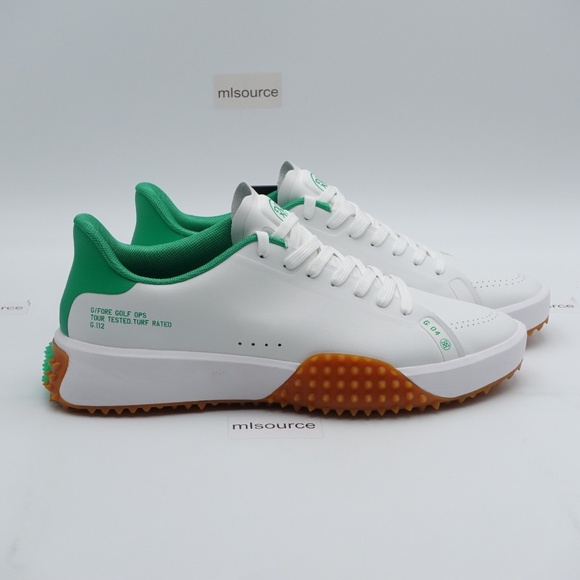 NEW Men's G/FORE G.112 Golf Shoes GMF000027-S/T Snow/Toast - Picture 2 of 13